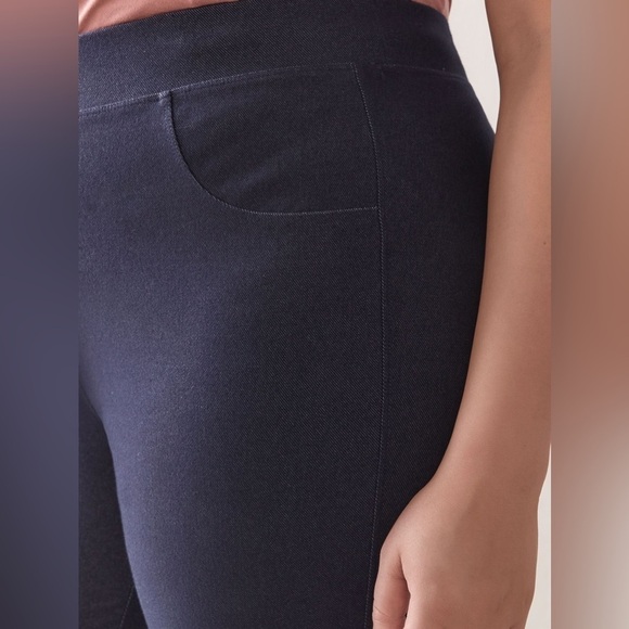 ADDITION Elle Solid Denim Capri Legging Size 14-16 - Picture 3 of 10